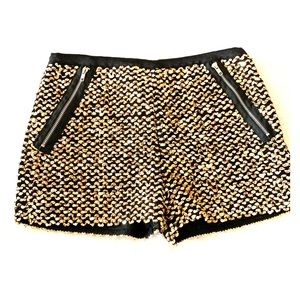 Sequined Hot Shorts